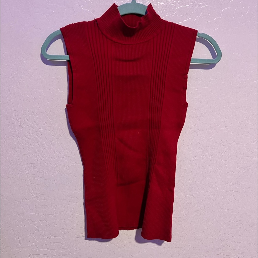 Red sweater too